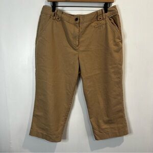 Women’s | Larry Levine Tan Capri Pants | Size 14